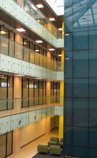 Technology Business Center atrium
