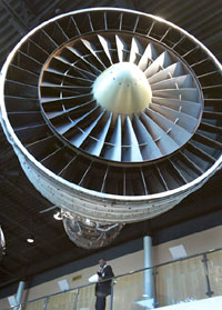 A GE jet engine