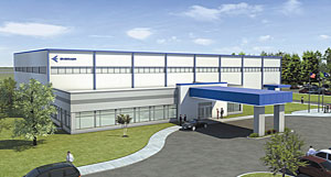 Embraer's new facility in Windsor Locks, Connecticut