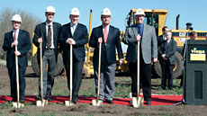 Viega officials at groundbreaking