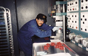 Eurocast worker in Tunis