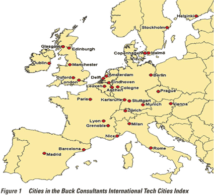 map of european cities. and European cities want