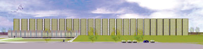 Rendering of planned Power Loft data center