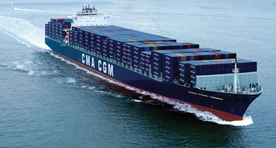 CMA CGM container ship