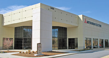 Mitsubishi Electric's warehouse in the Shawnee Ridge business park
