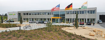Signet Solar's planned facility south of Albuquerque will be similar to this plant in Dresden, Germany, which began production in October.