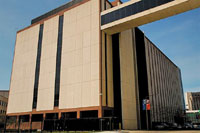 One of two former Pfizer buildings in downtown Kalamazoo soon to be occupied by MPI Research.