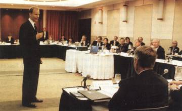 Tom Bomba leading discussion