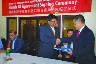 Bosai agreement with Guyana Bosai agreement with Guyana