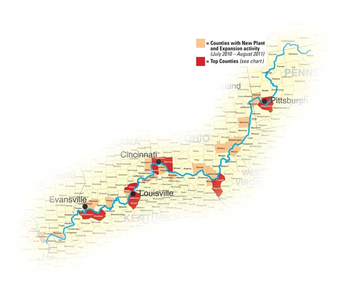 Ohio River Corridor Map