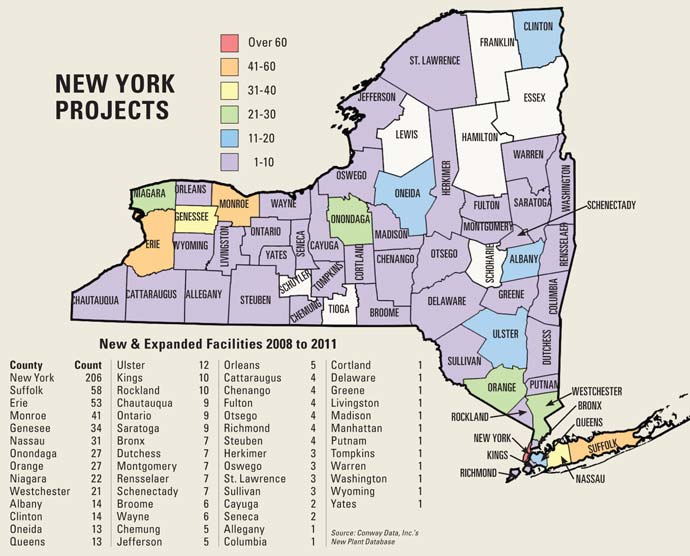 New York Project Map
