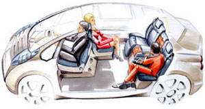 Air car interior Air car interior