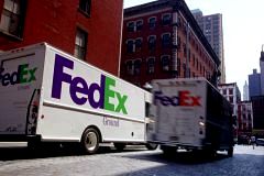 FedEx trucks