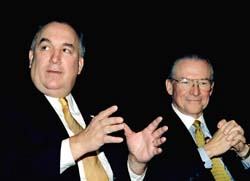 Michigan Governor John Engler (left)