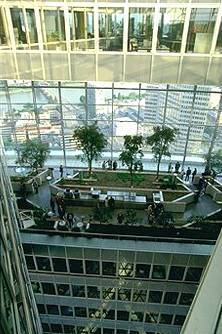 Commerzbank tower's atrium