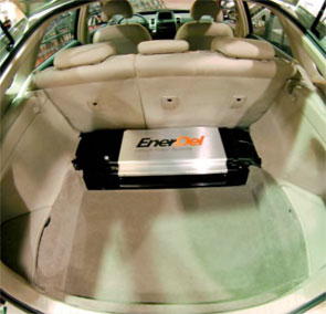 EnerDel battery that Argonne National Laboratory put into a Toyota Prius EnerDel battery that Argonne National Laboratory put into a Toyota Prius