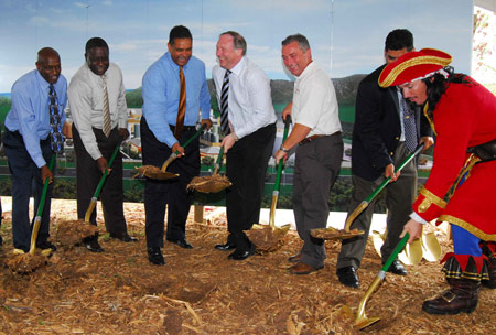 broke ground on its new distillery on St. Croix
